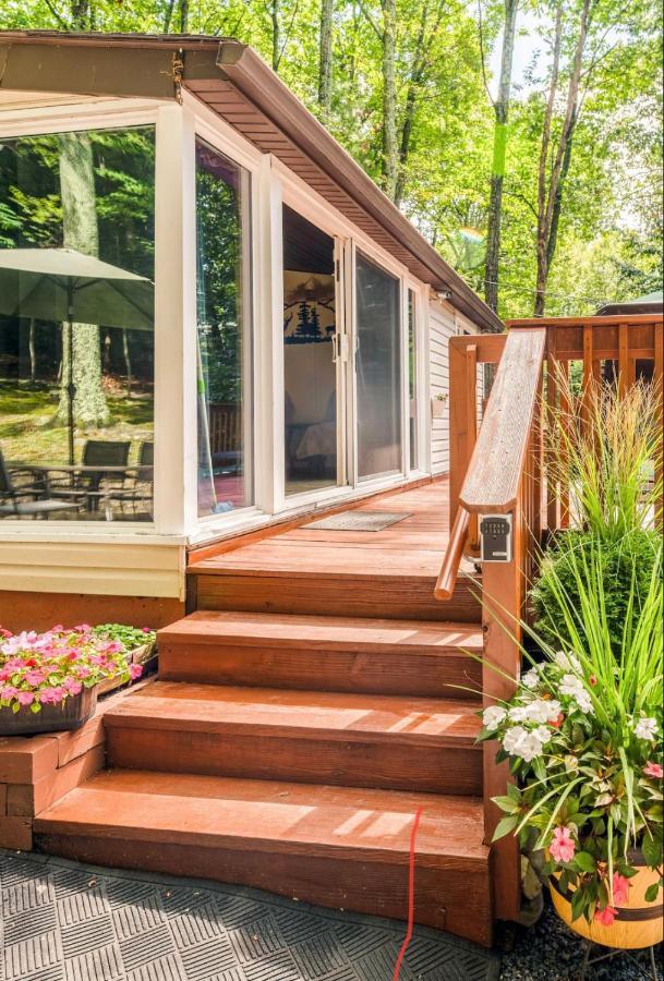 Pocono Cabin With Private Pool At Shawnee Mtn Восток Страудсберг Экстерьер фото